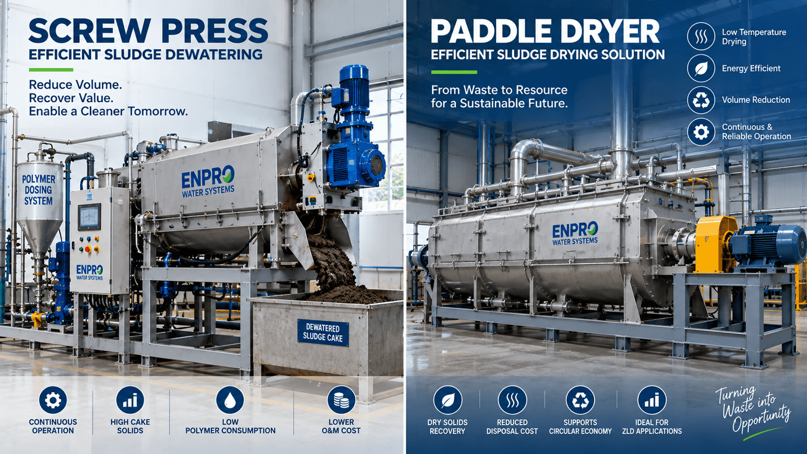Sludge handling systems