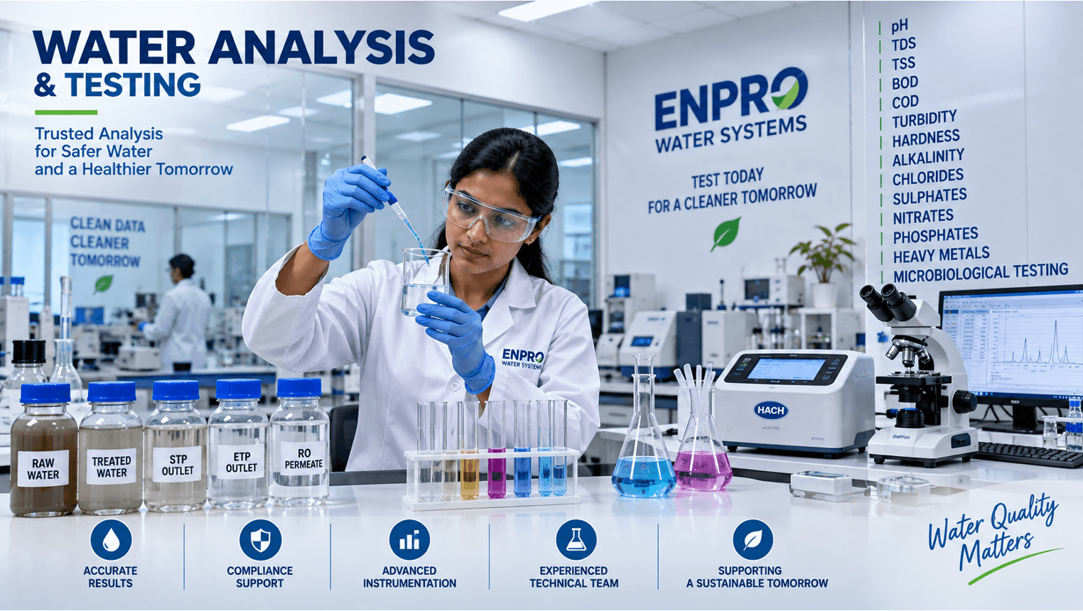 Water quality analysis laboratory