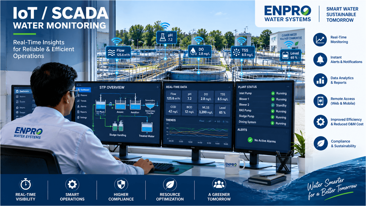 IoT and SCADA monitoring