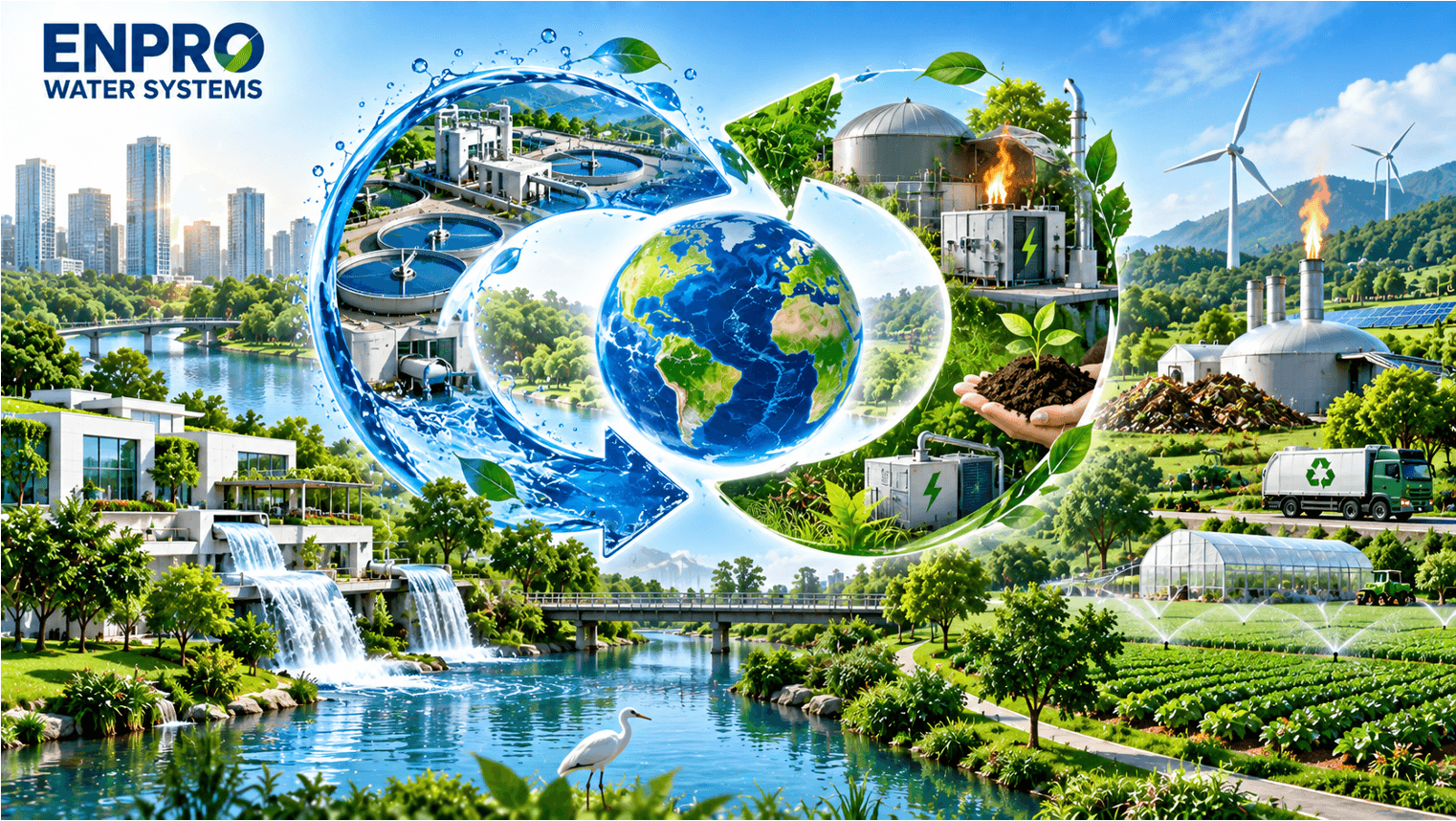 Sustainable water engineering and circular water reuse